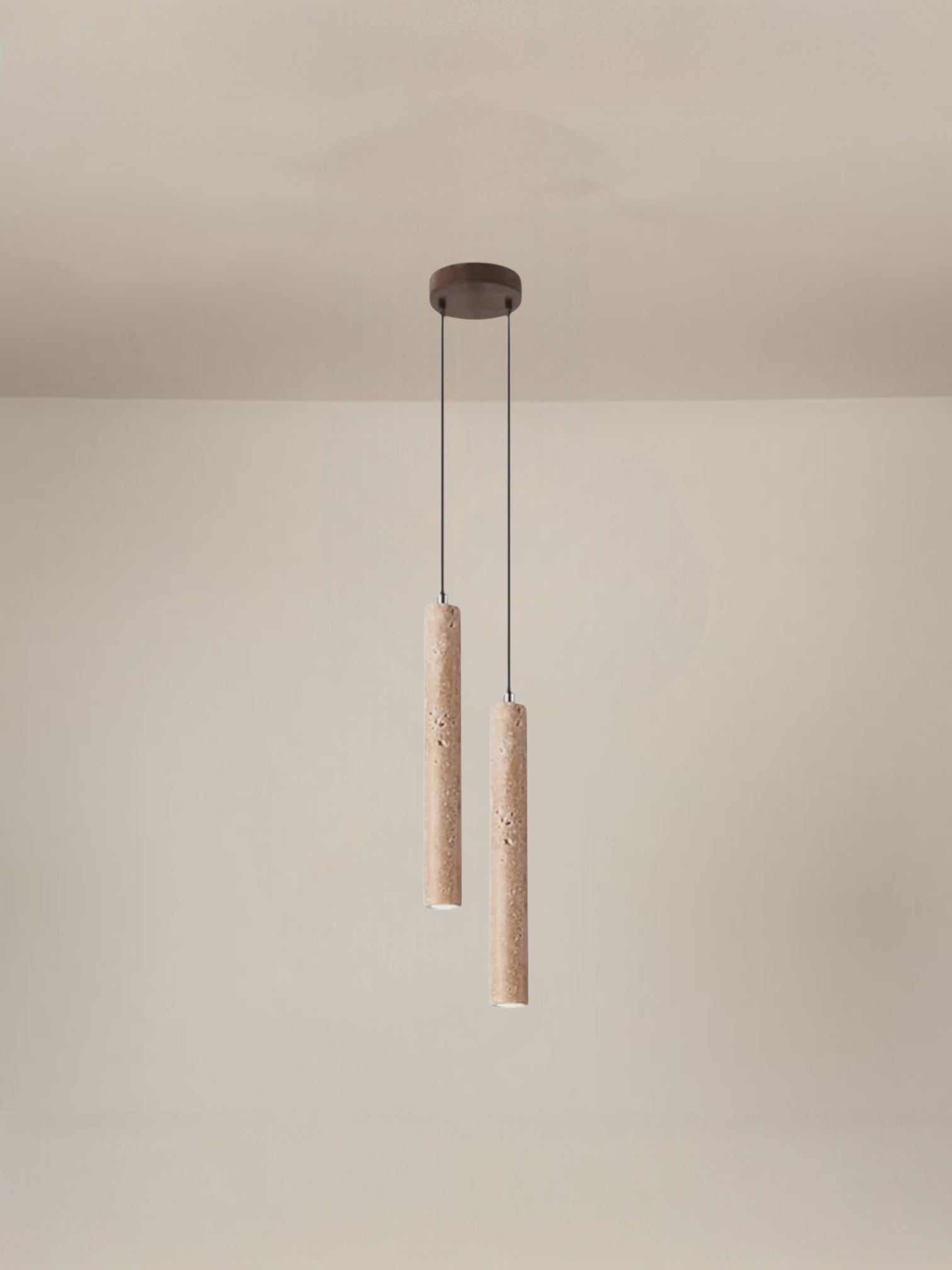 Muzai | Travertine hanglamp set