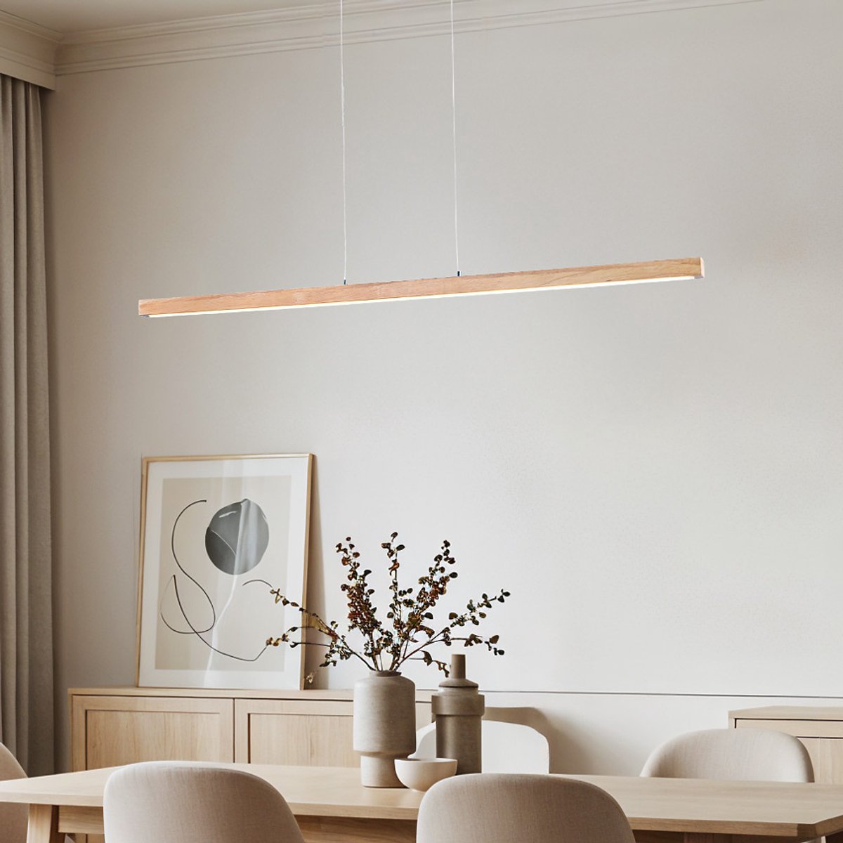 Nordic | eikenhout keuken hanglamp