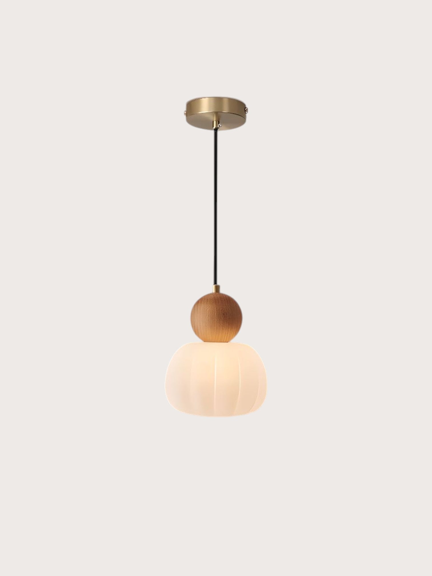 Yasina - hanglamp notenhout