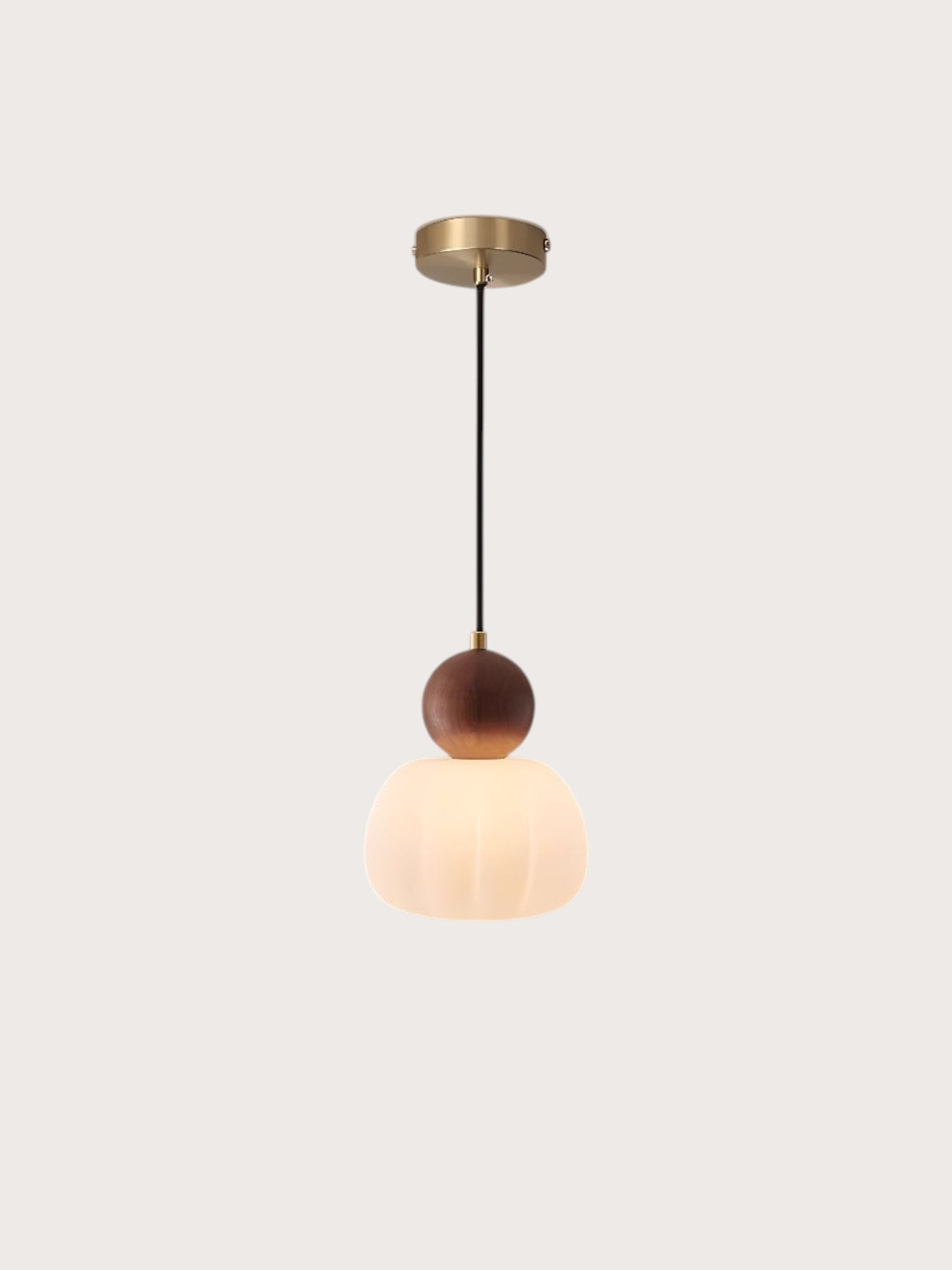 Yasina - hanglamp notenhout