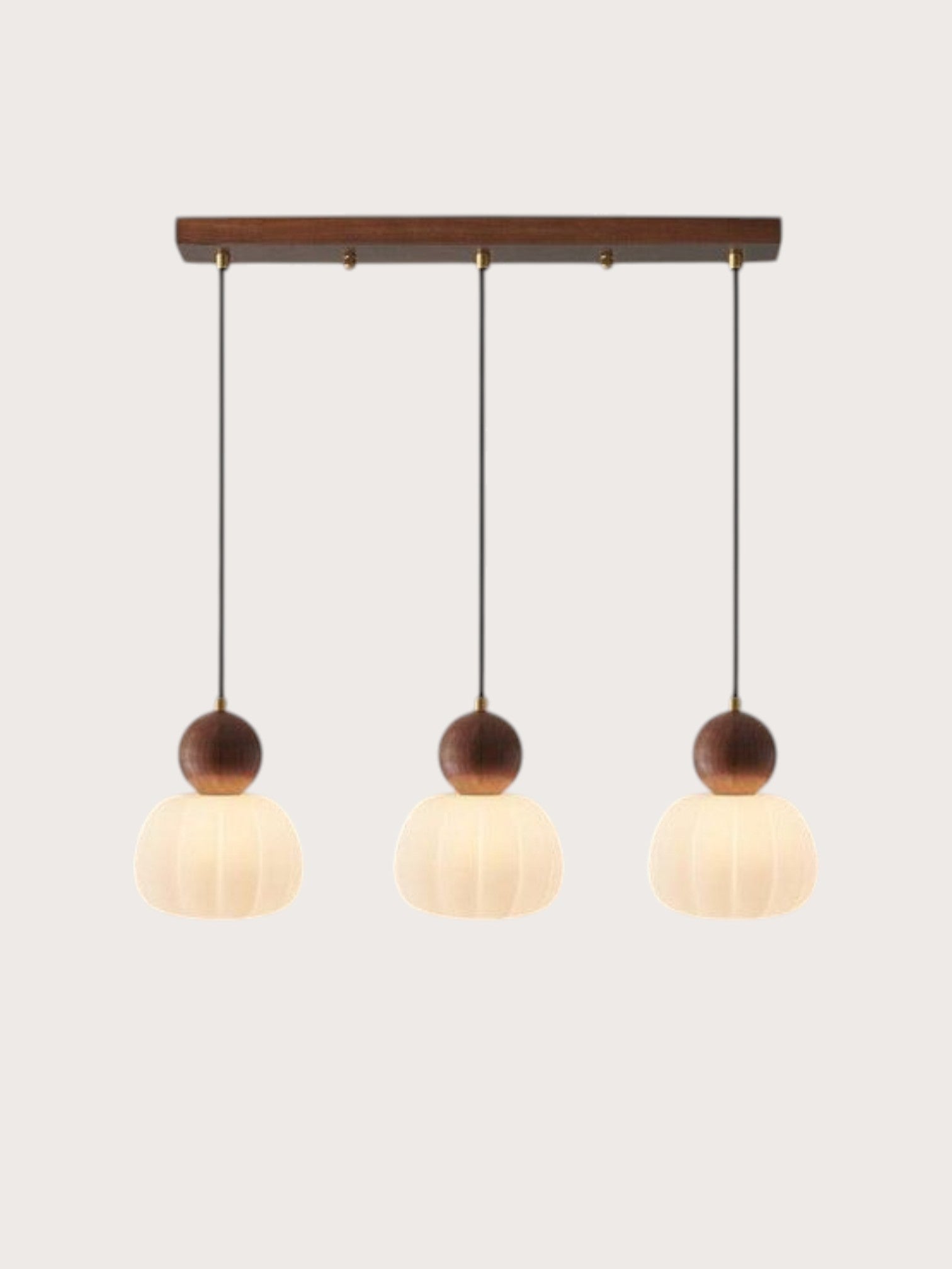 Yasina - hanglamp notenhout