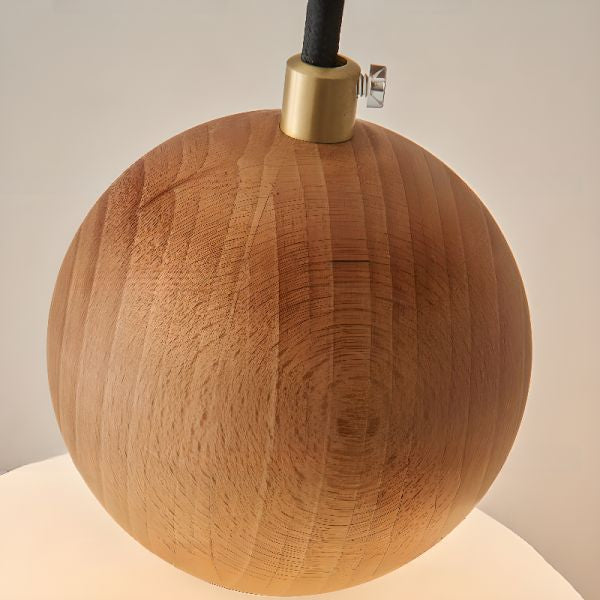 Yasina - hanglamp notenhout