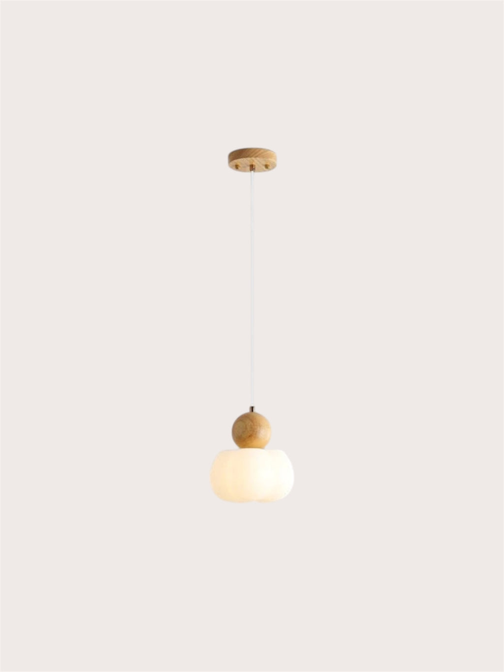 Yasina - hanglamp notenhout