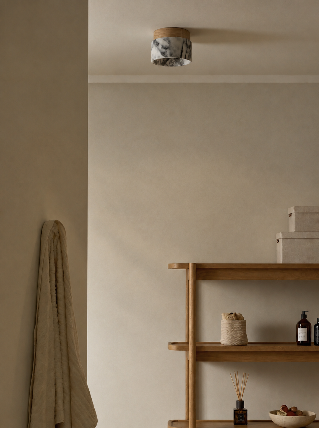 Mito | Deckenlampe aus Travertin