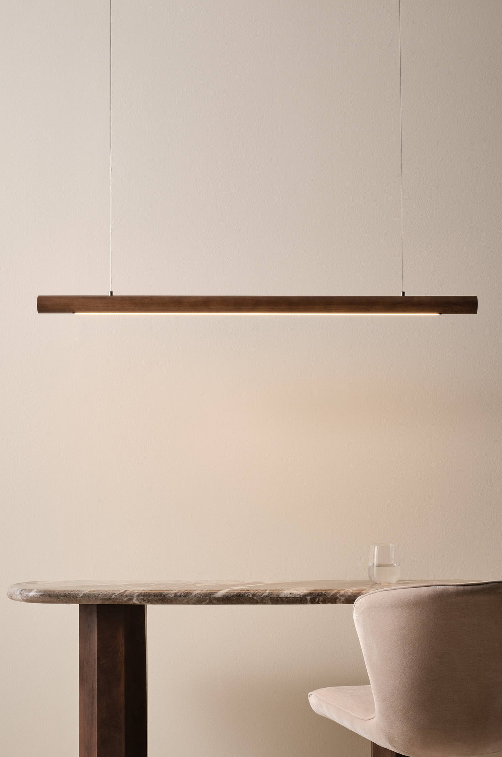 Nordic | notenhout keuken hanglamp