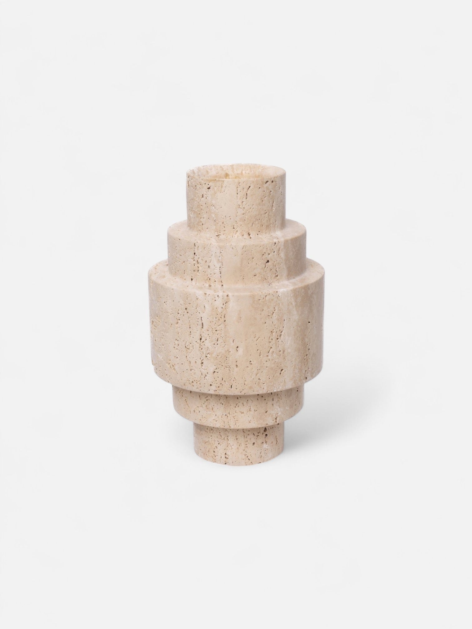 Hiro | Travertine vase