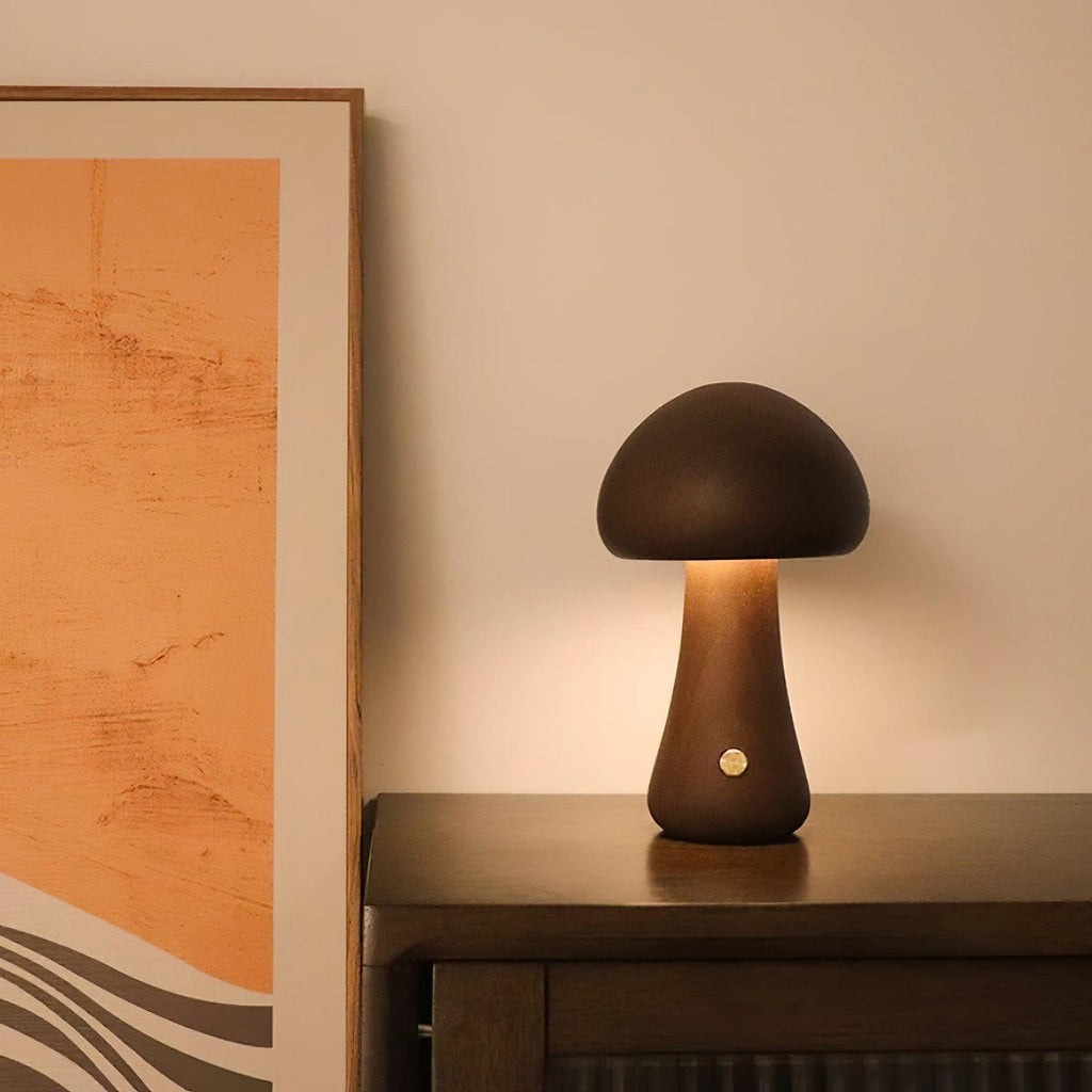 Mushwood | Draadloze dimbare Tafellamp