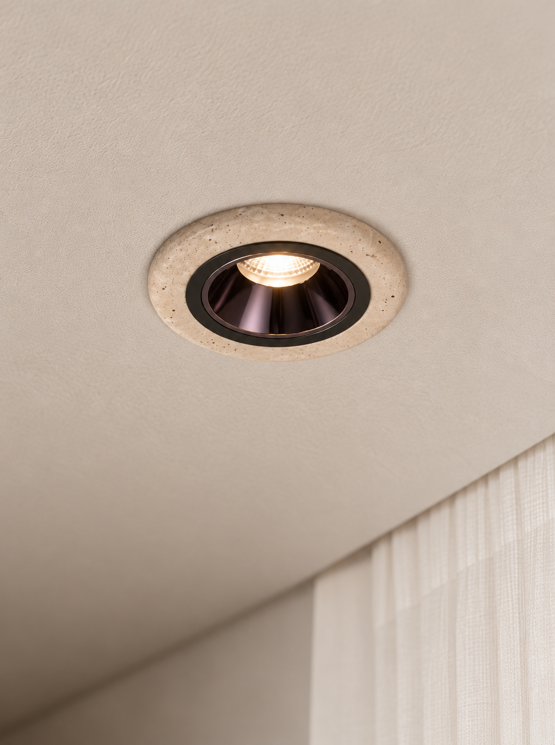 Torva | Travertine Plafondspot