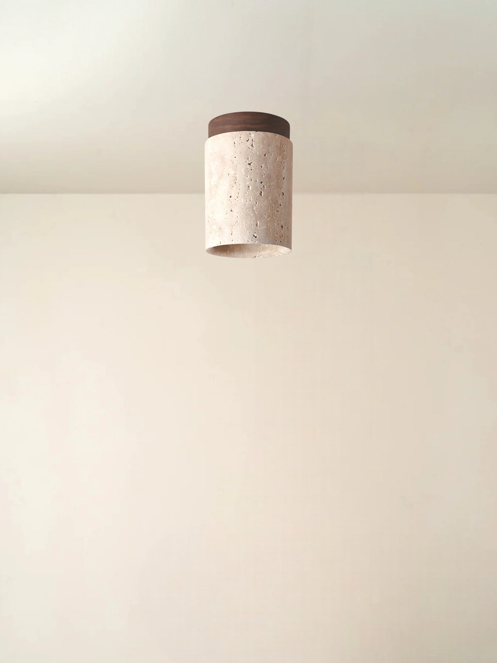 Mito | Travertine plafondlamp