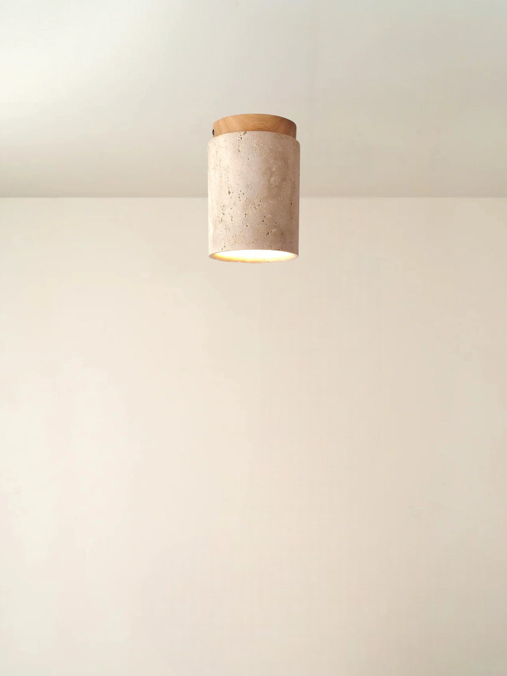 Mito | Travertine plafondlamp