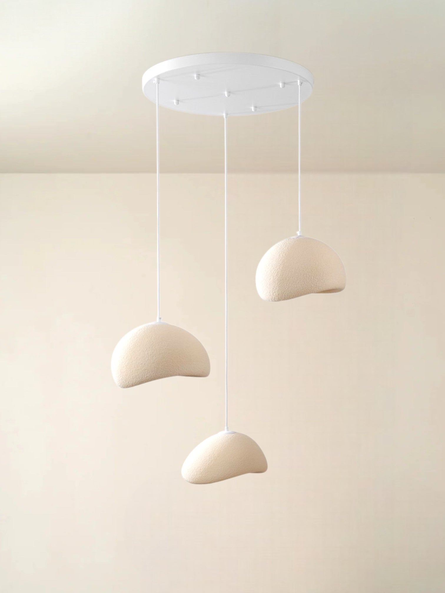 Suusi | Beige betonnen hanglamp