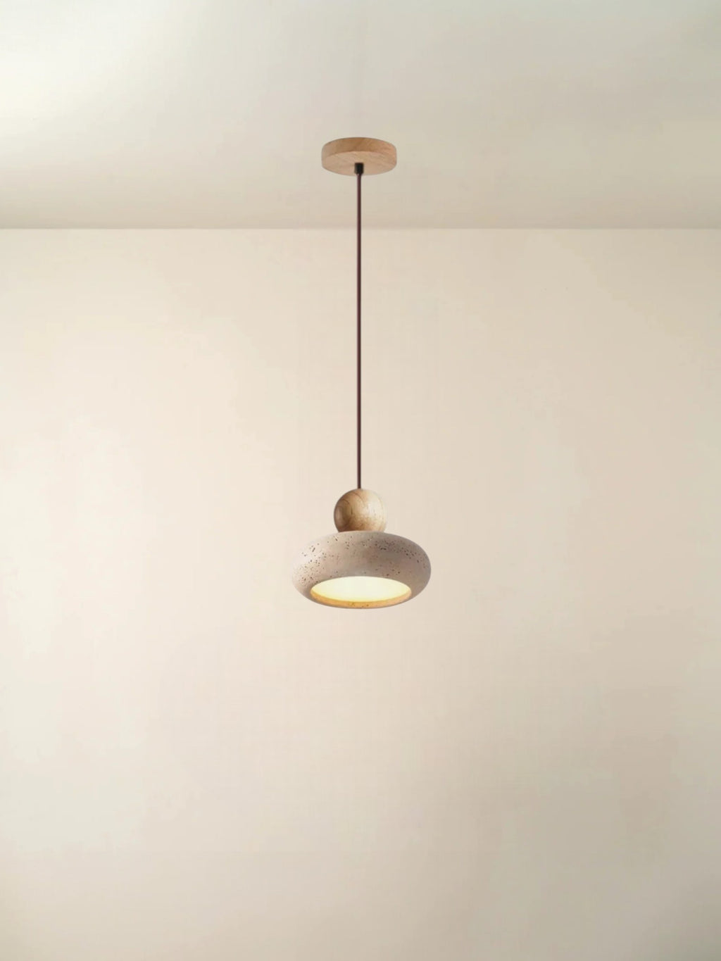 Azuna | travertine eiken hanglamp