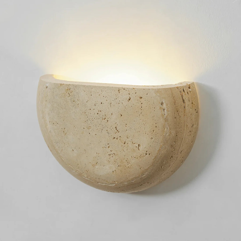 Jakuma | Travertine wandlamp