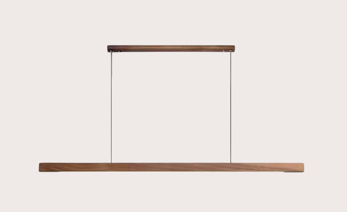 Nordic | notenhout keuken hanglamp