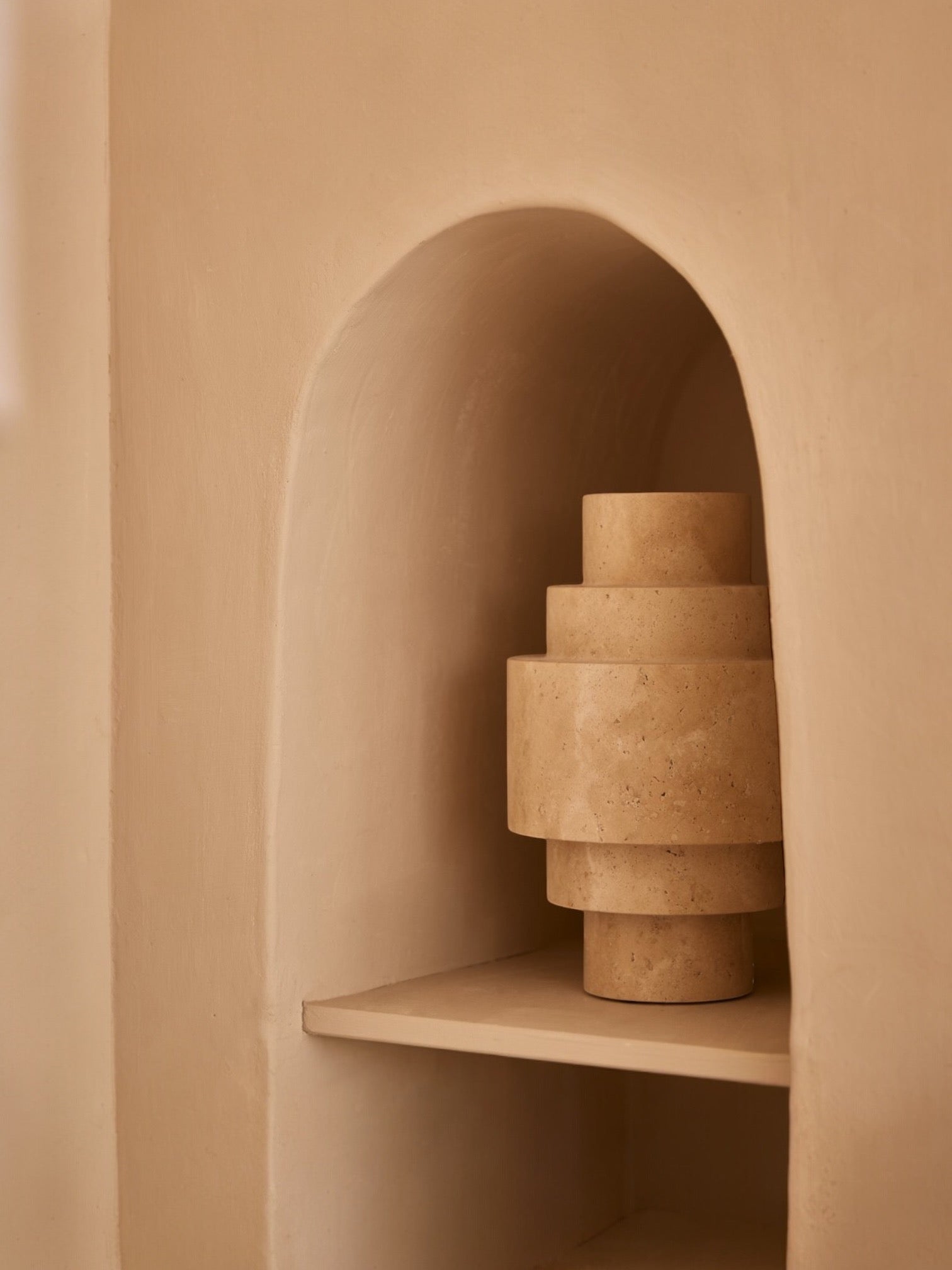 Hiro | Travertine vaas