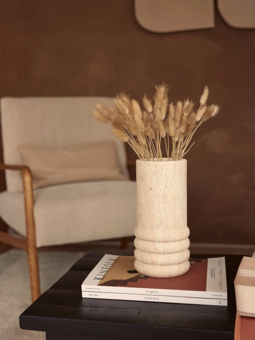Fay | Travertine vaas