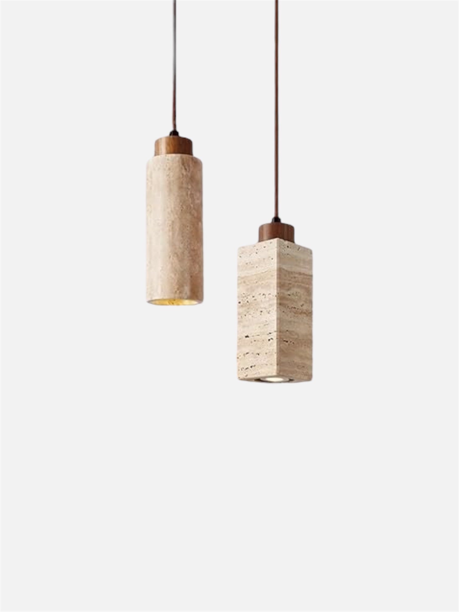 Gerini | Travertine hanglamp set