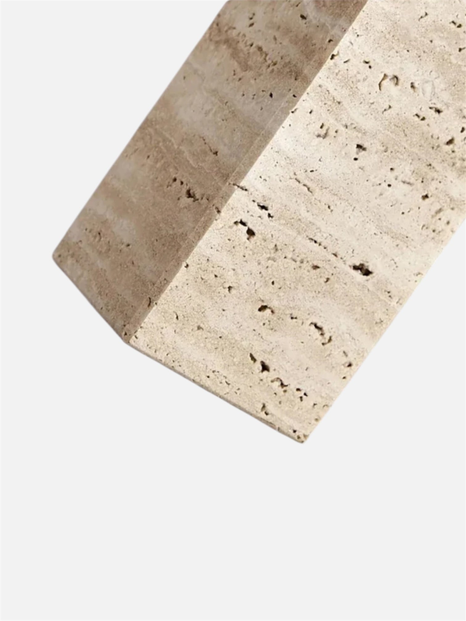 Gerini | Travertine pendant lamp rectangular