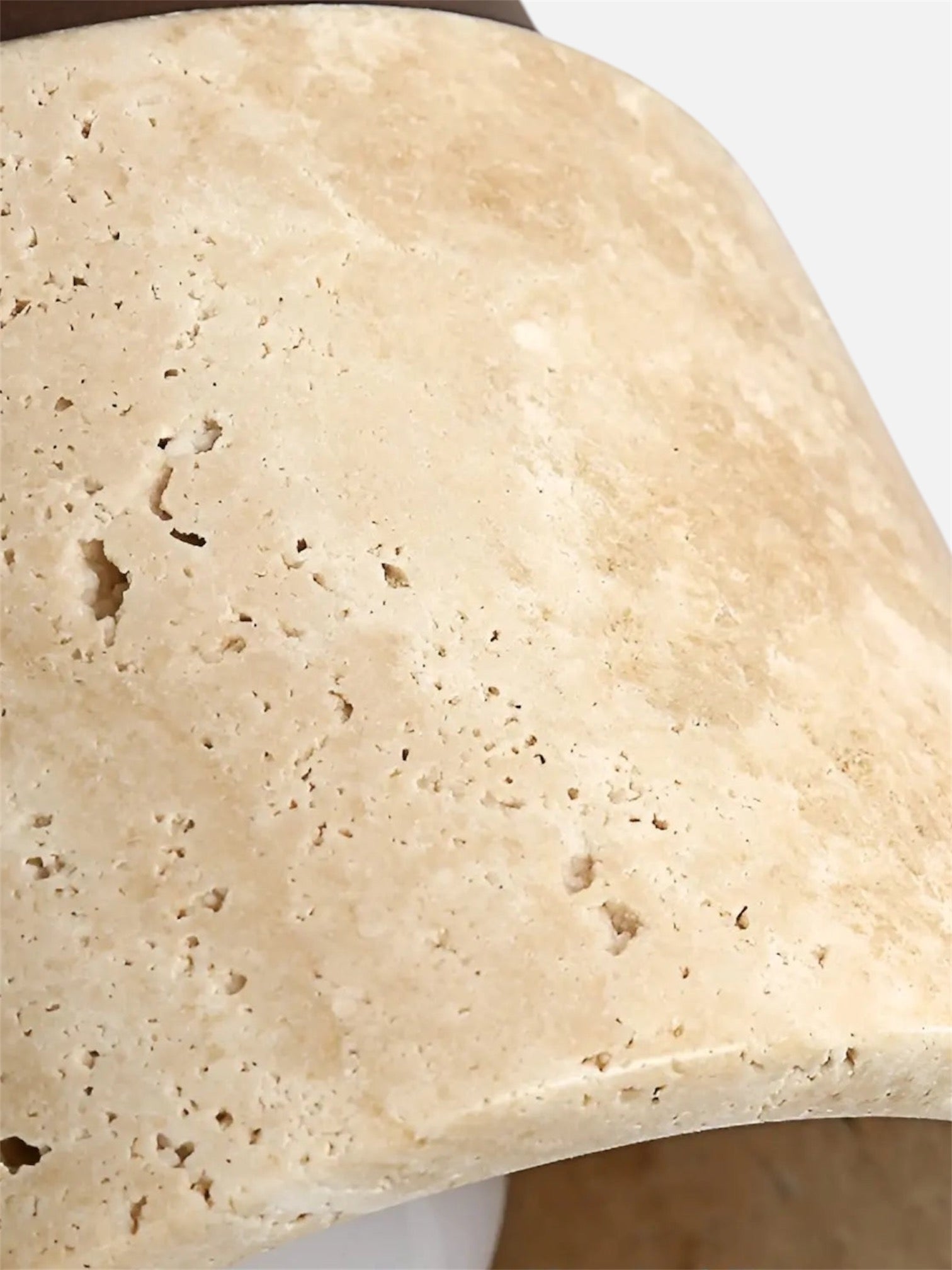 Mito | Travertine ceiling lamp