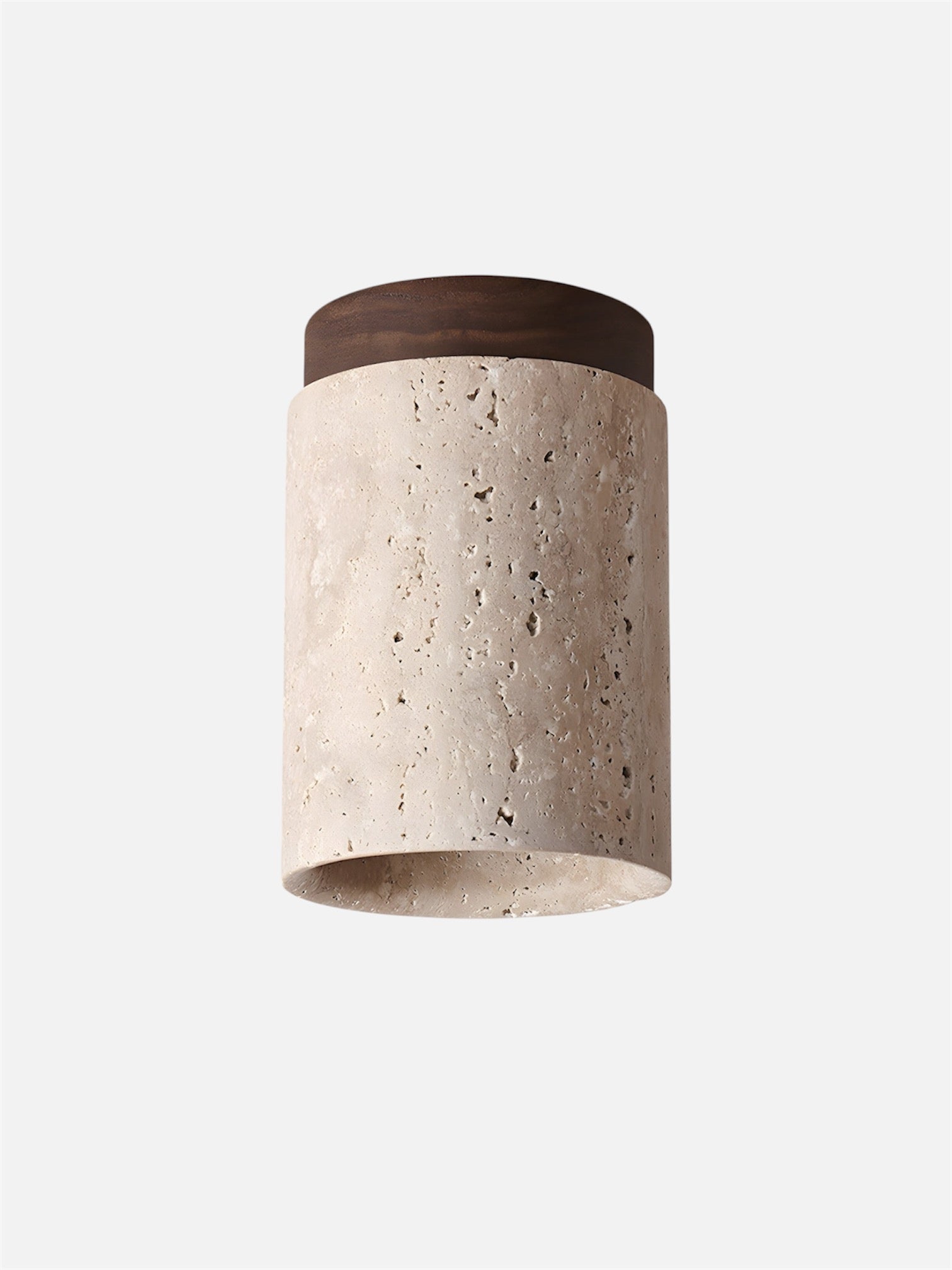 Mito | Travertine plafondlamp