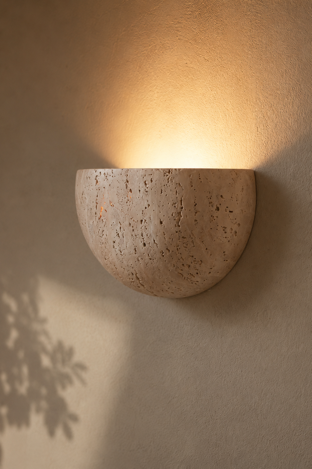 Jakuma | Travertine wandlamp