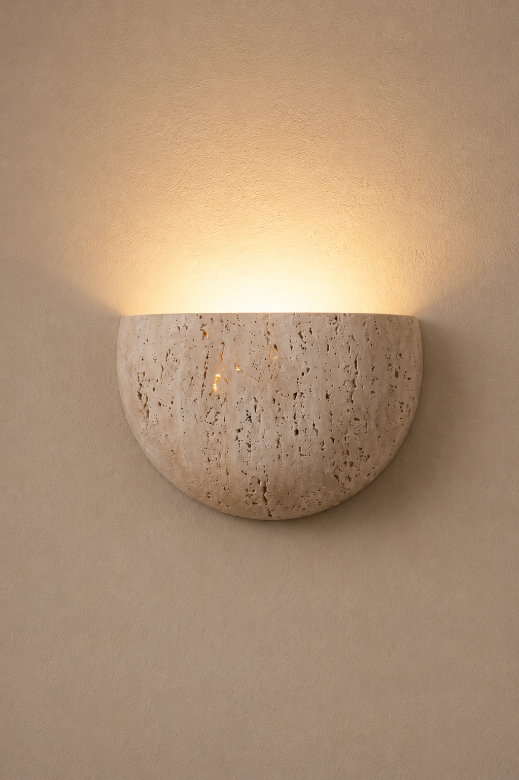 Jakuma | Travertine wandlamp