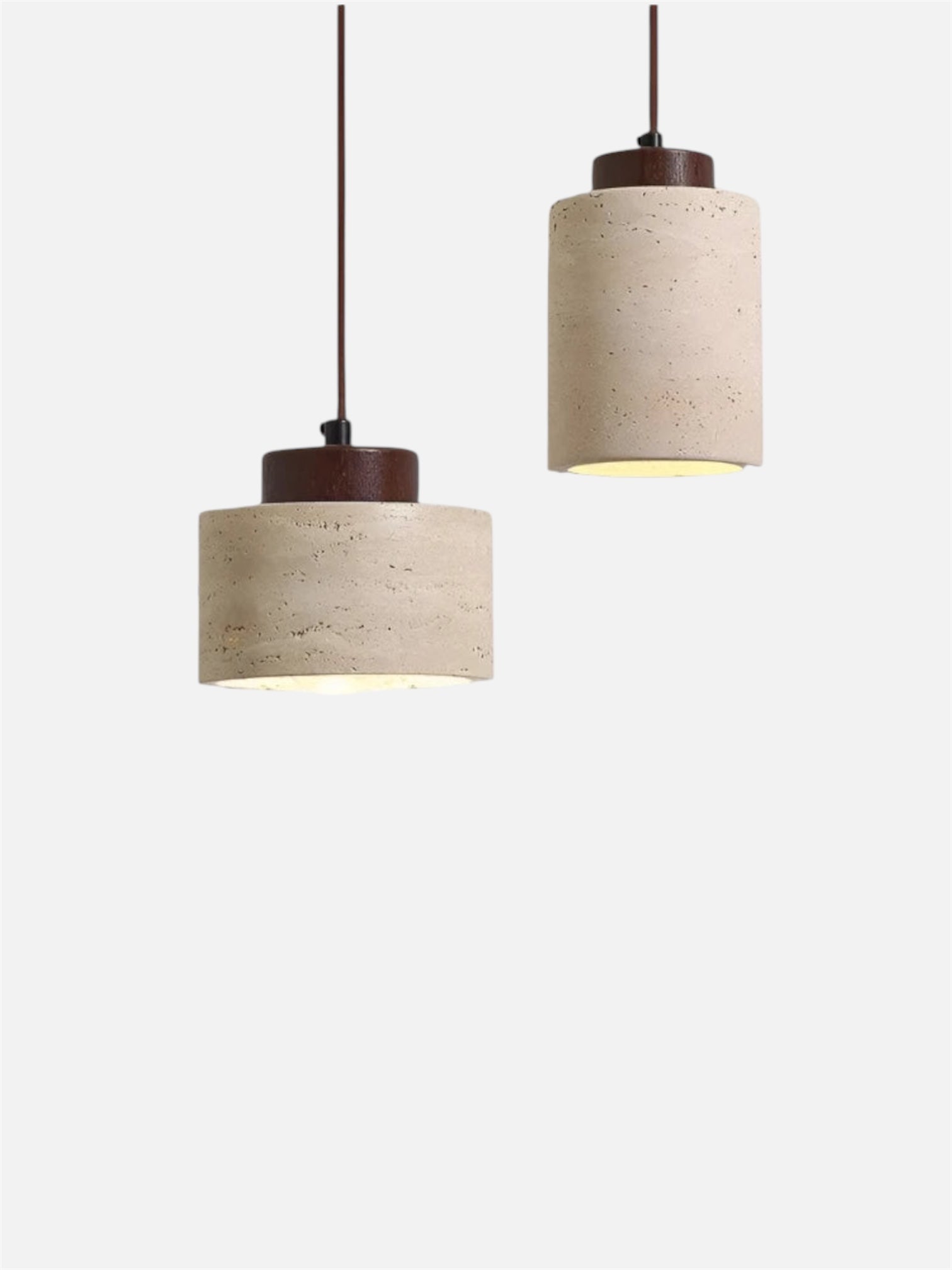 Mirella - Travertine hanglamp set