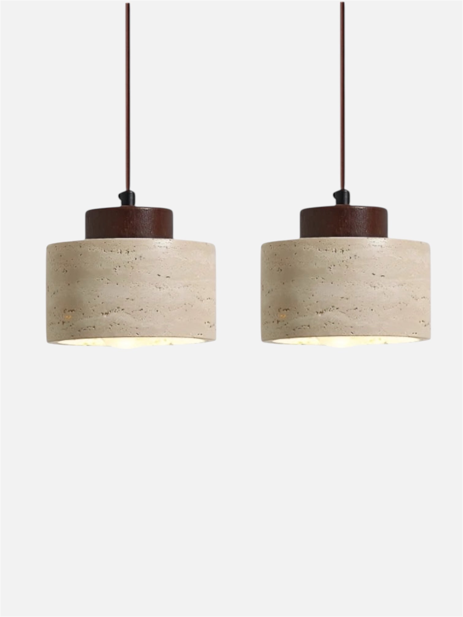 Mirella - Travertine hanglamp set