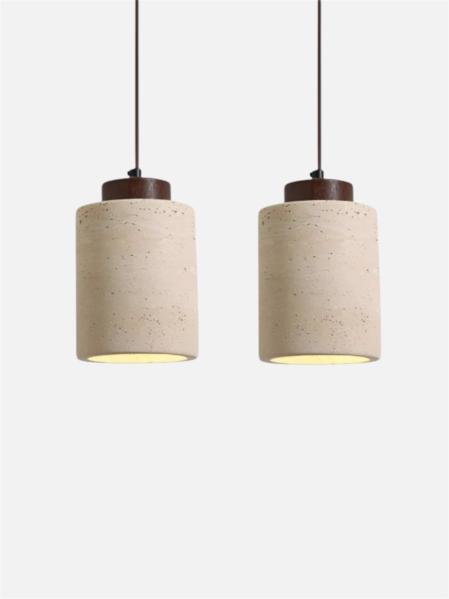 Mirella - Travertine hanglamp set