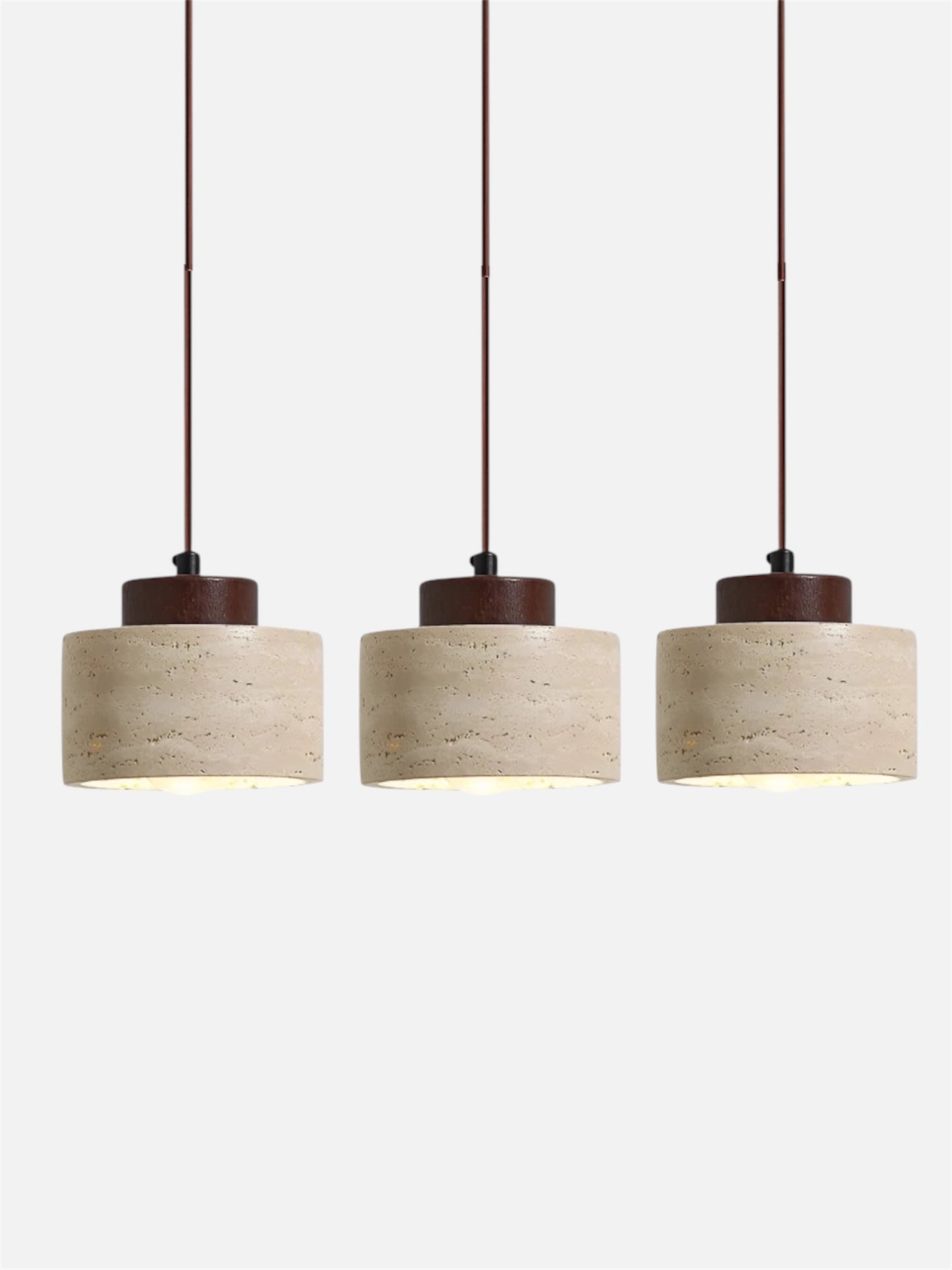 Mirella - Travertine hanglamp set