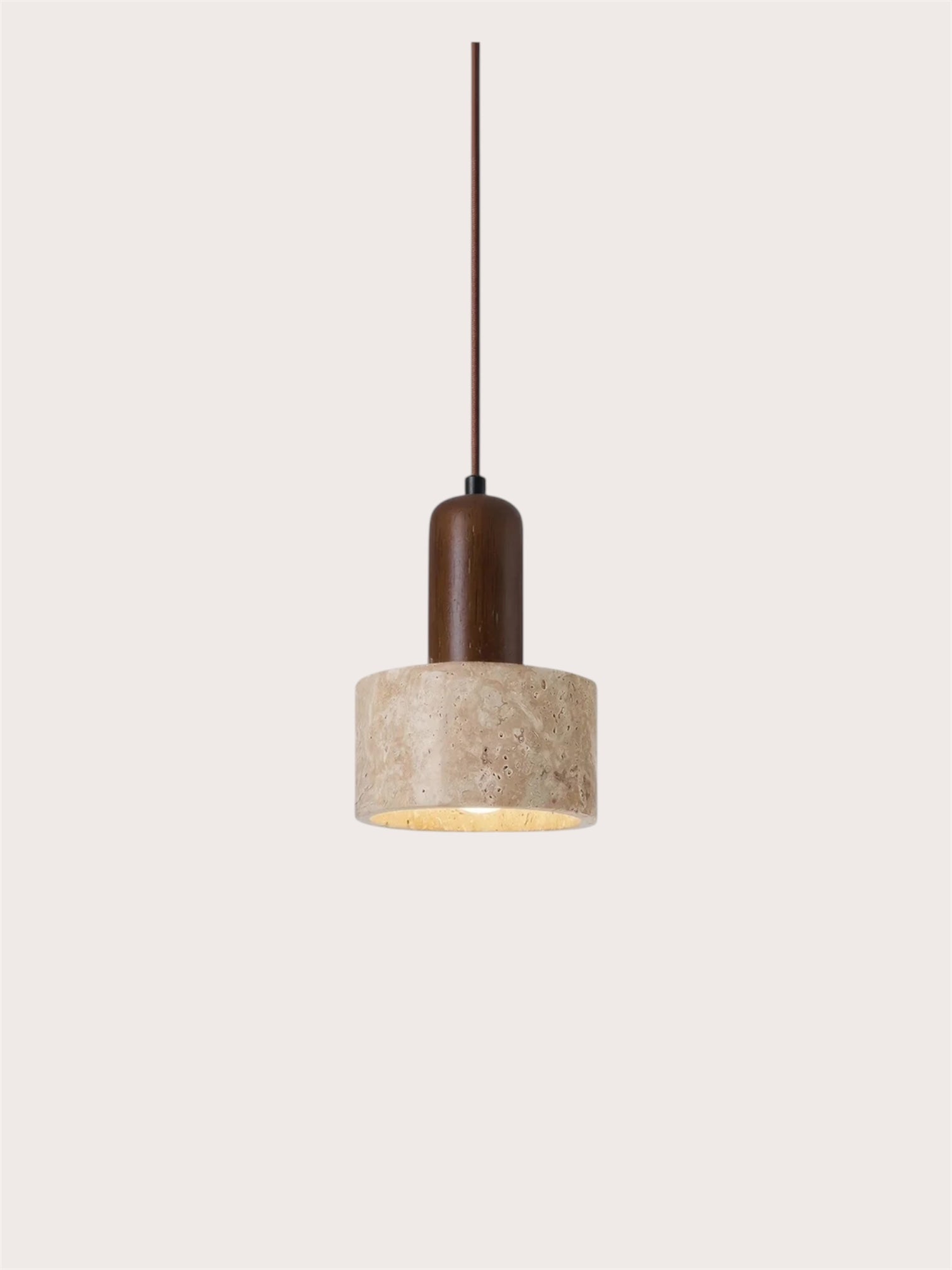 Jul | Travertine pendant lamp