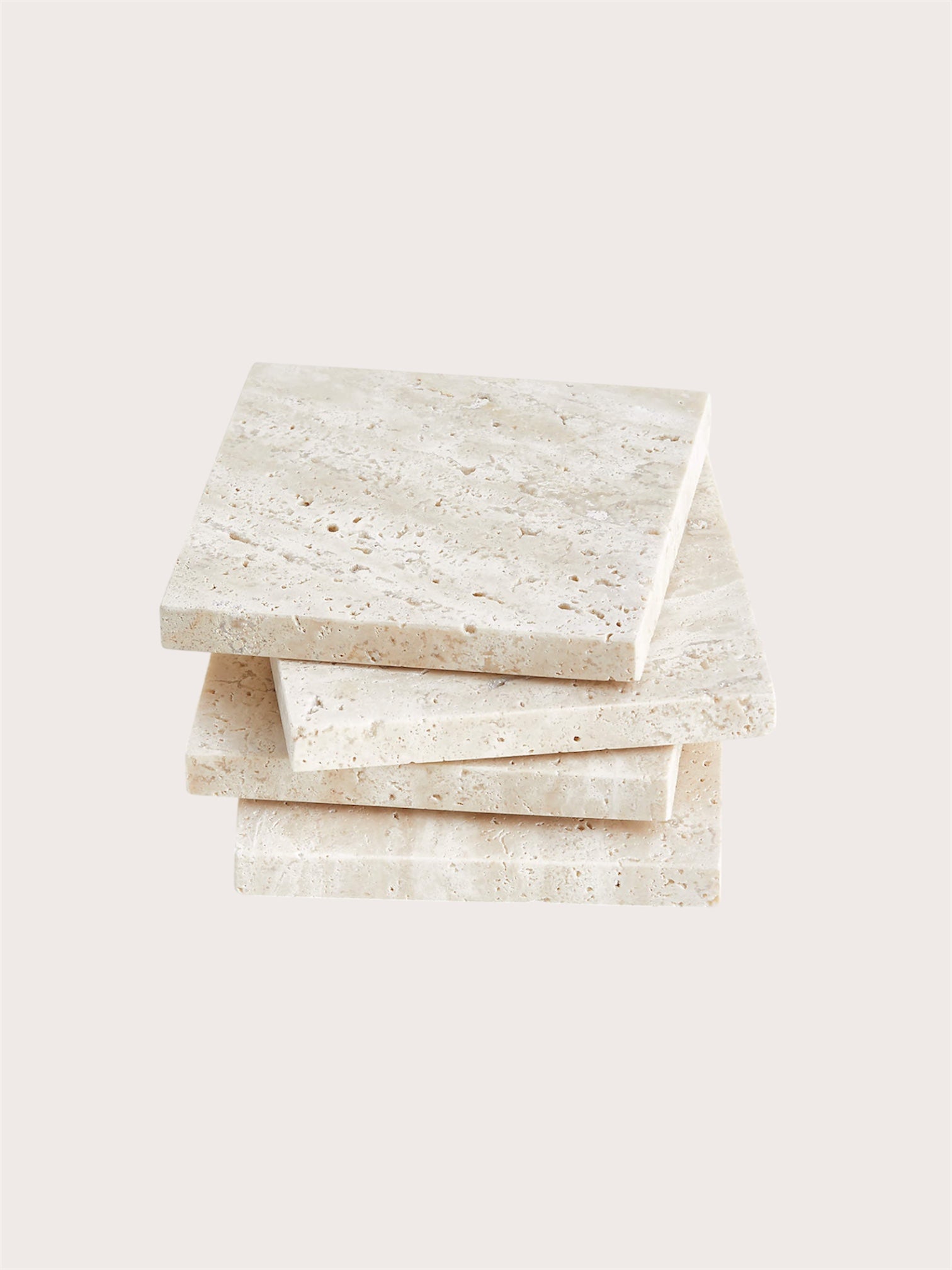 Jeva | Travertine set onderzetters