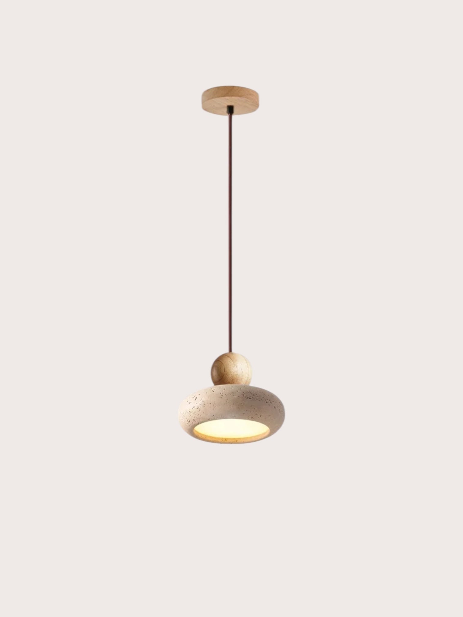 Azuna | travertine eiken hanglamp