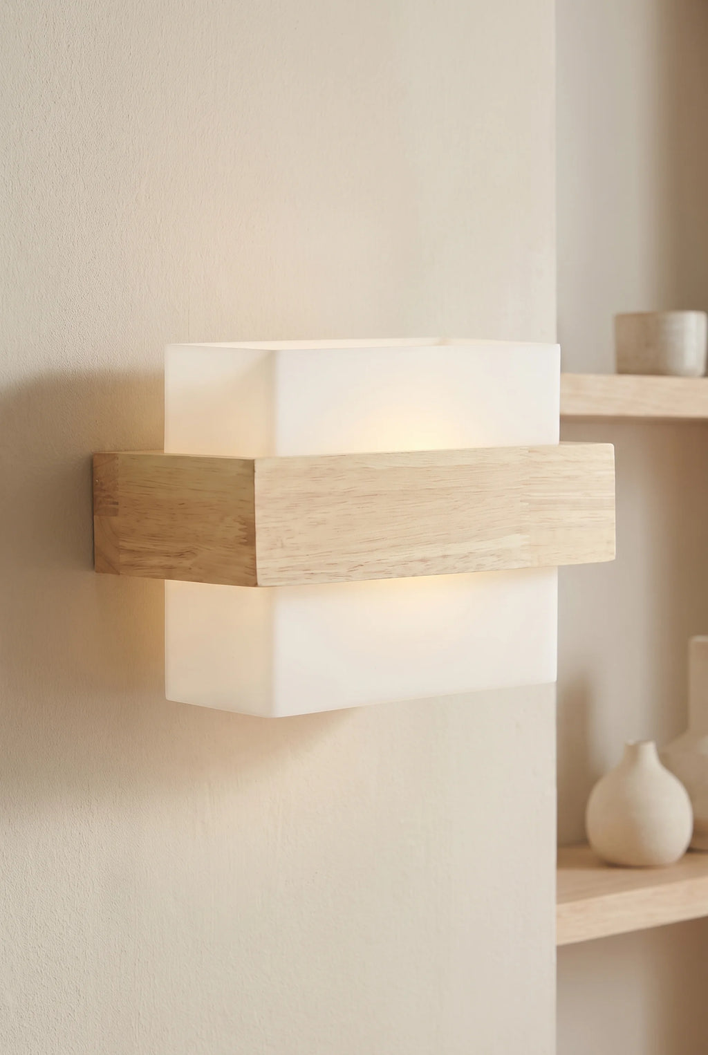 Moku | Houten wandlamp