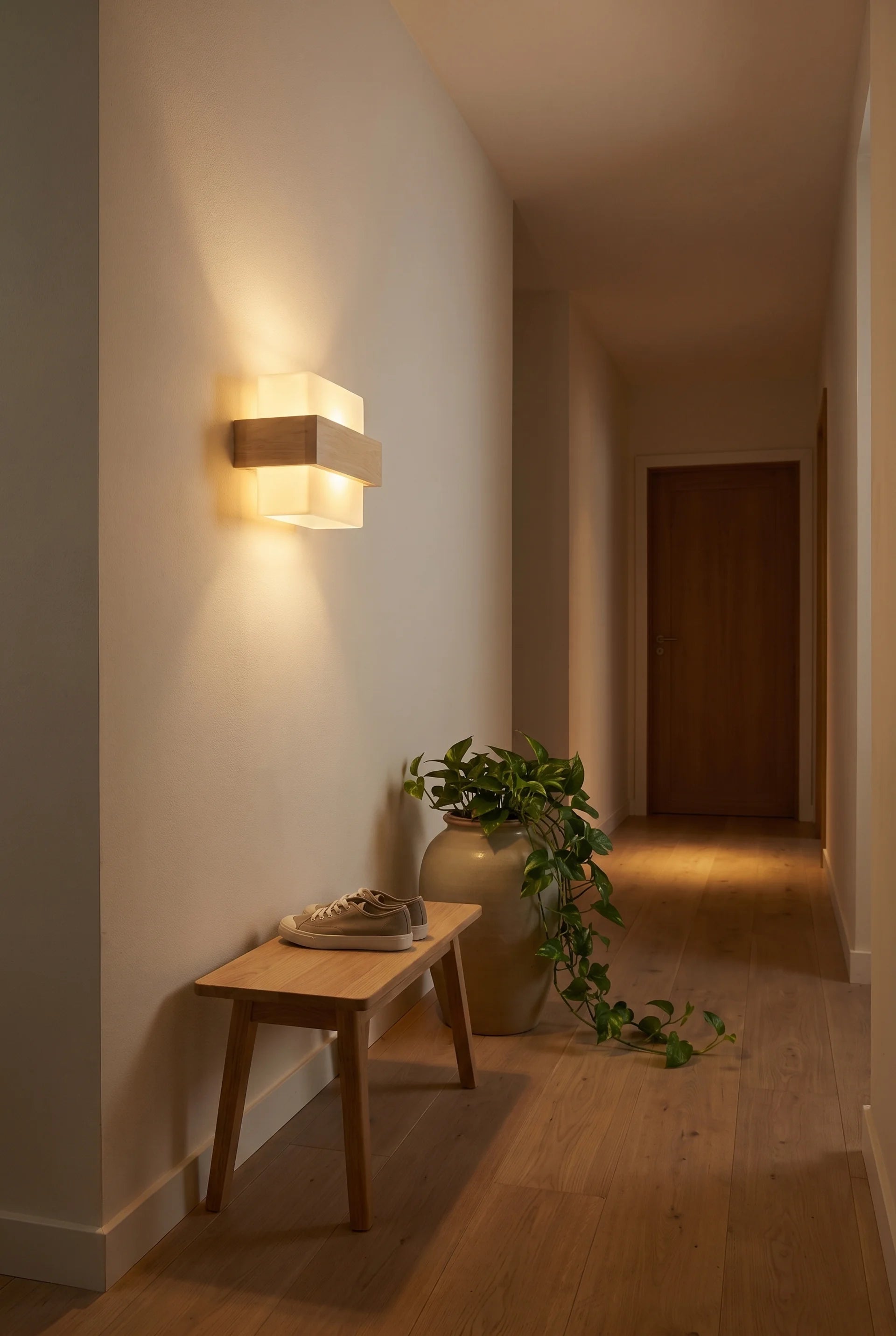 Moku | Houten wandlamp