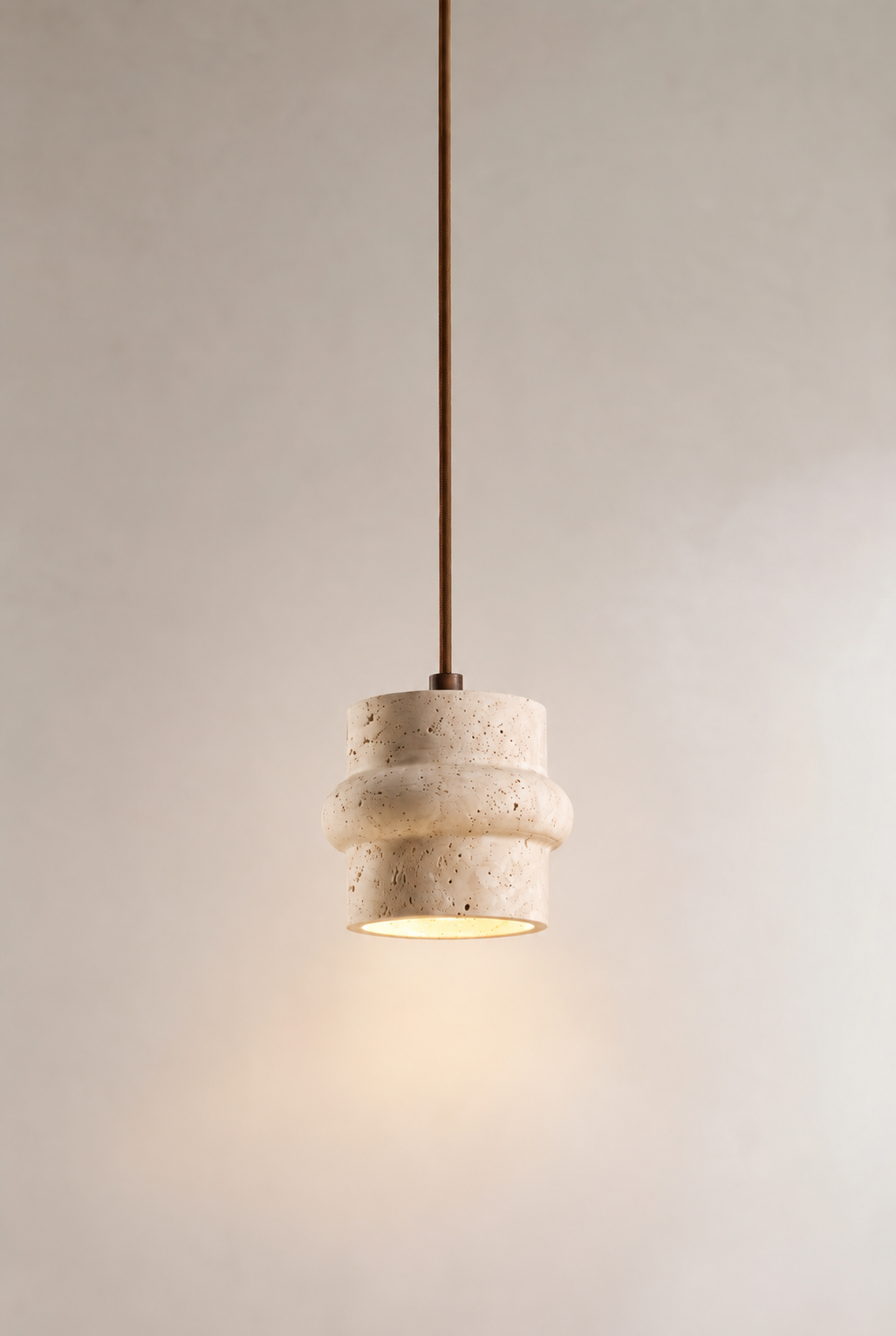Kumo | Sculpturale Travertine Hanglamp