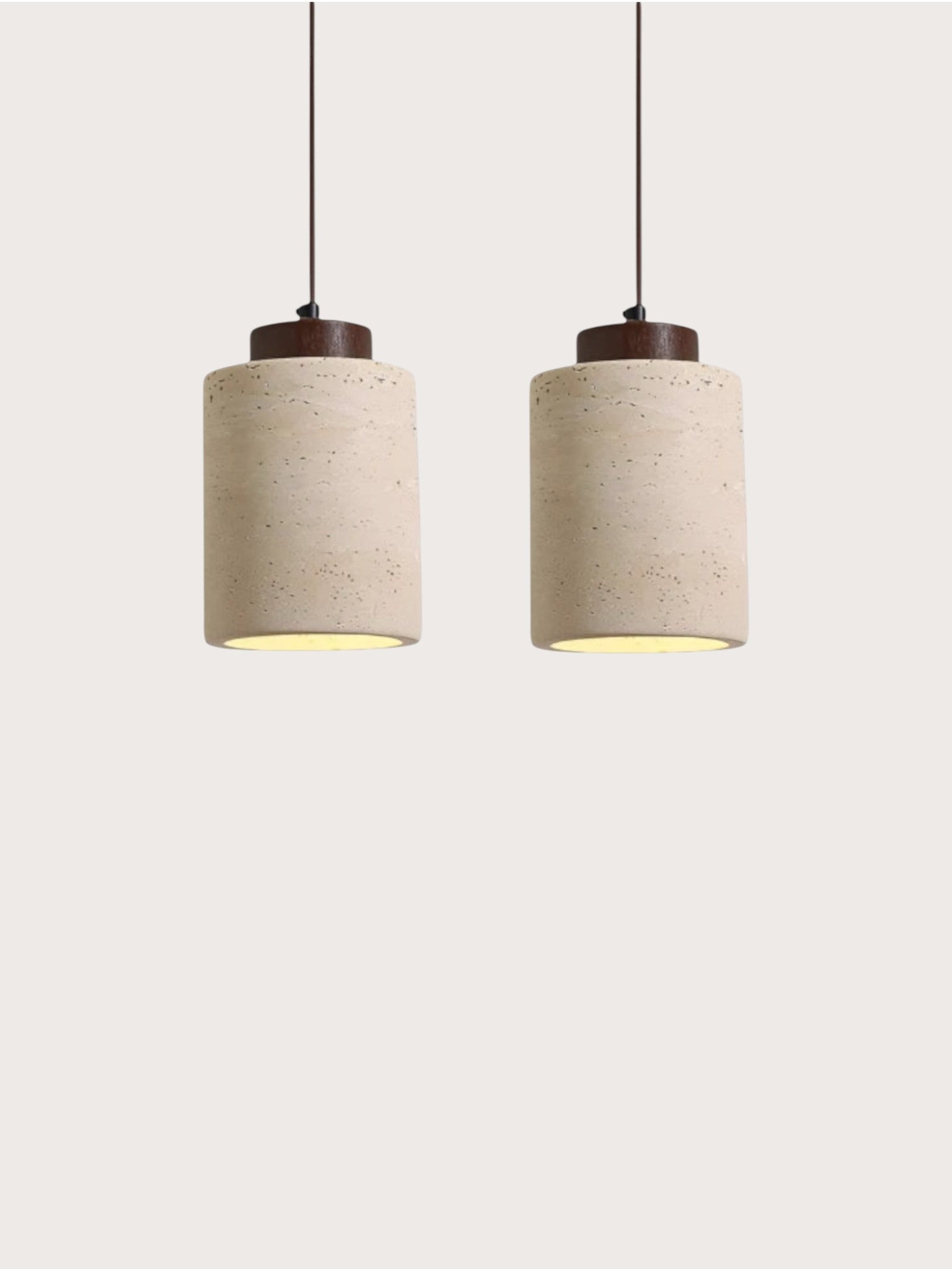 Mirella - Travertine hanglamp set