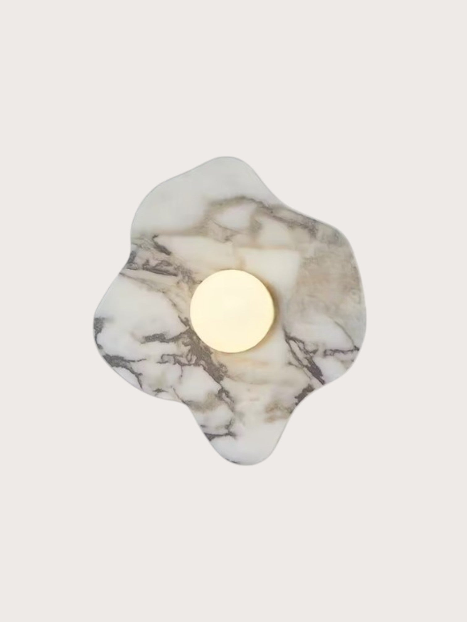 Paris | Bulgari wit marmer Wandlamp