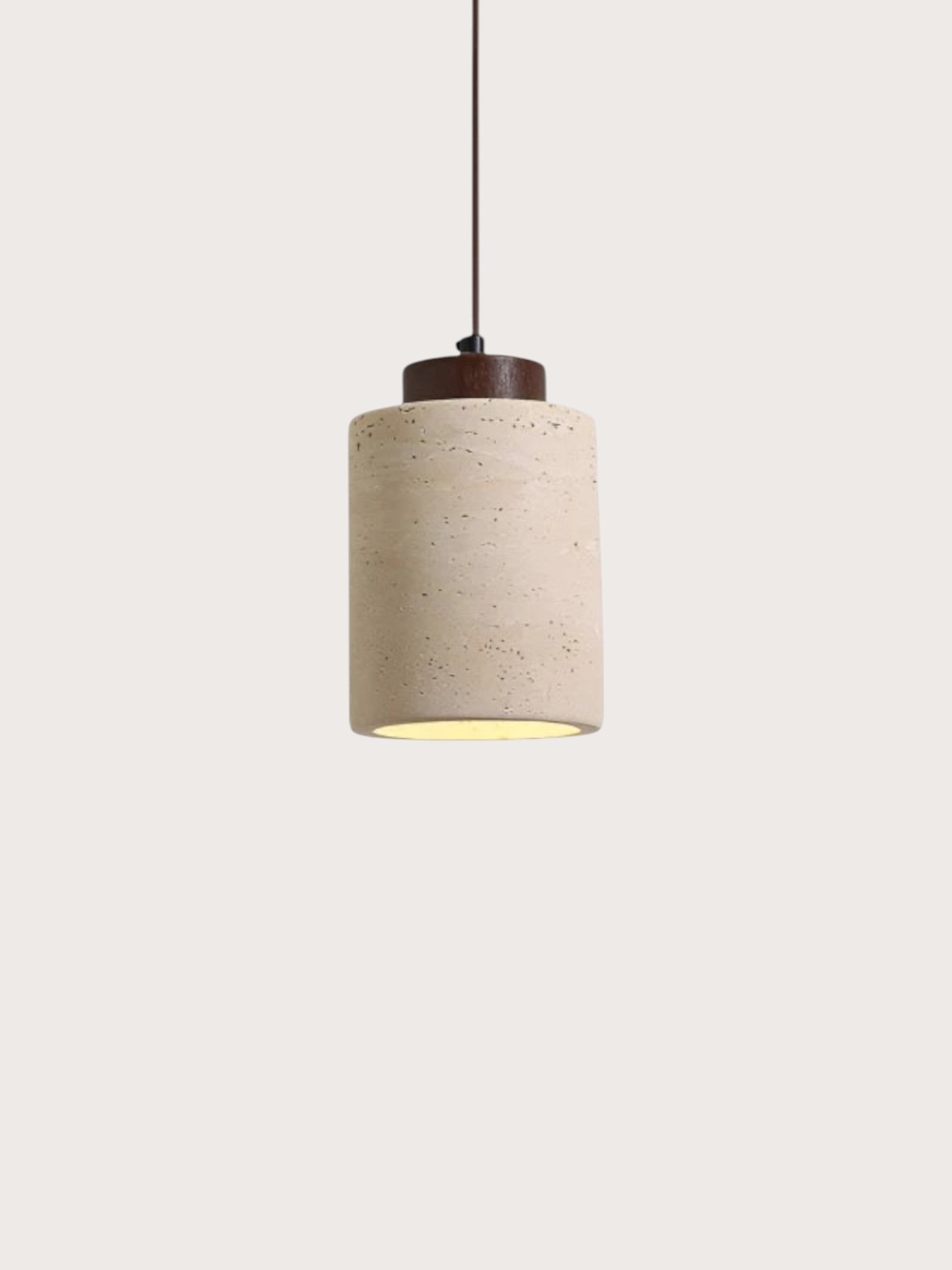 Mirella - Travertine noten hanglamp large