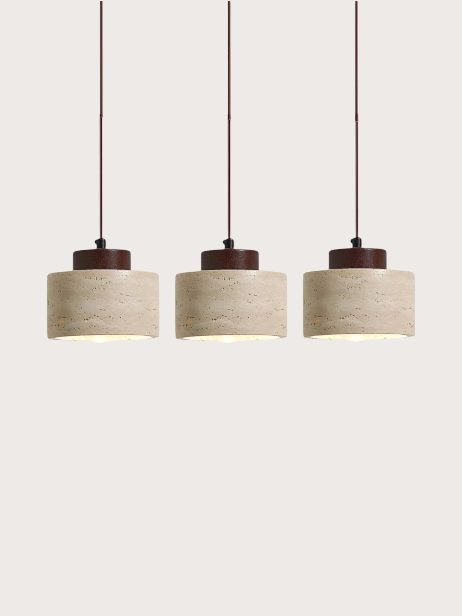 Mirella - Travertine hanglamp set