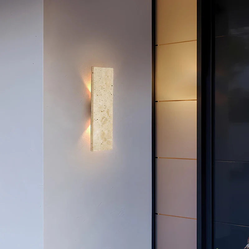 Tropez | Travertine wandlamp outdoor