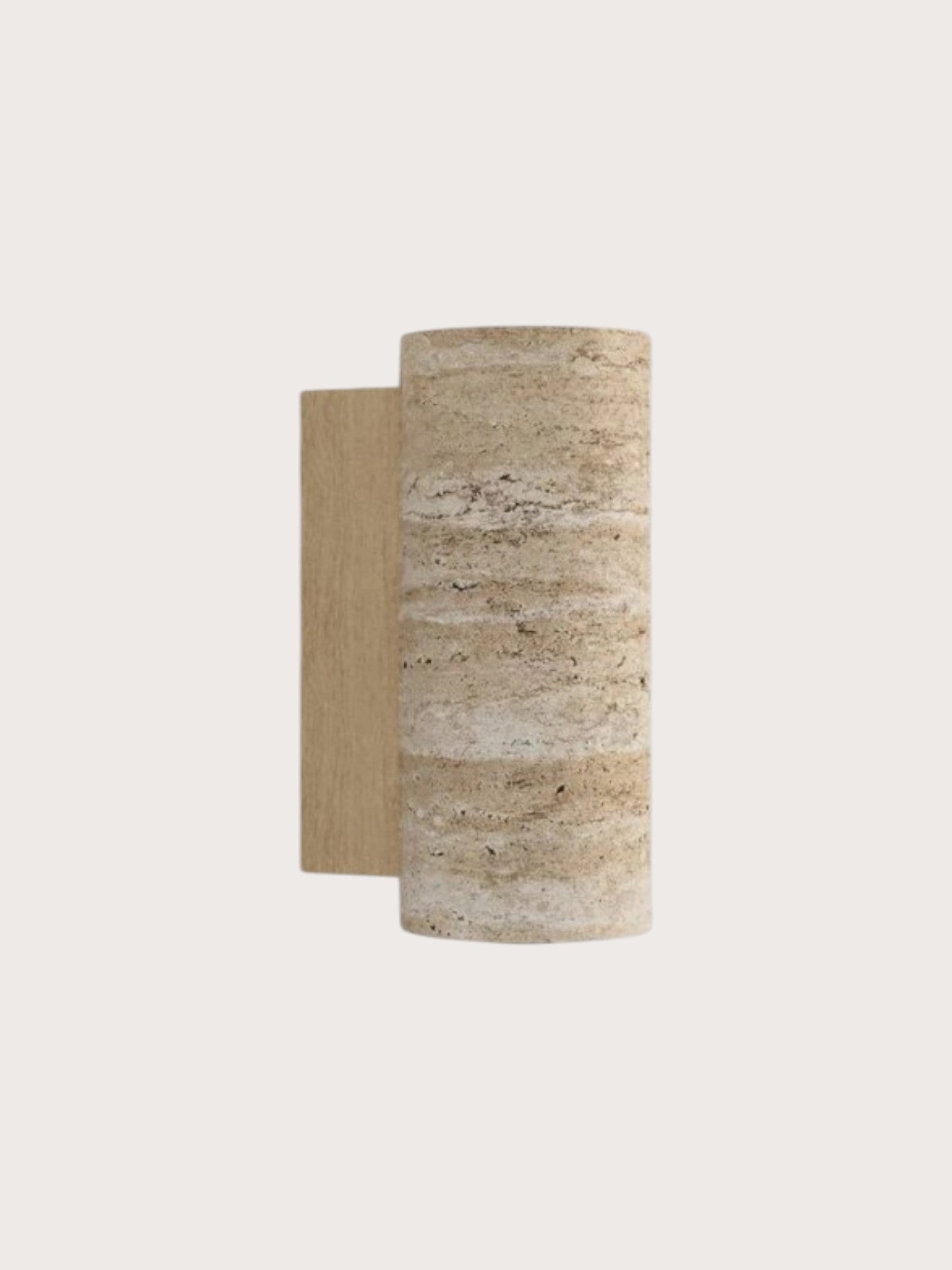 Gerini | travertine wandlamp eiken