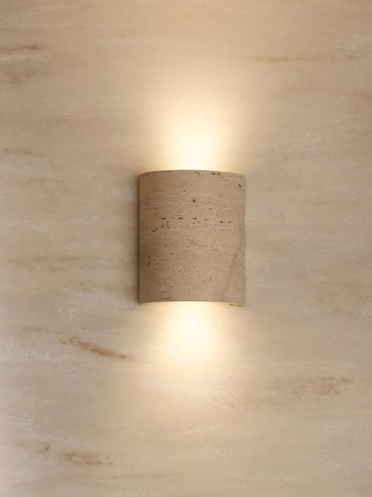 Miona | Travertine wandlamp