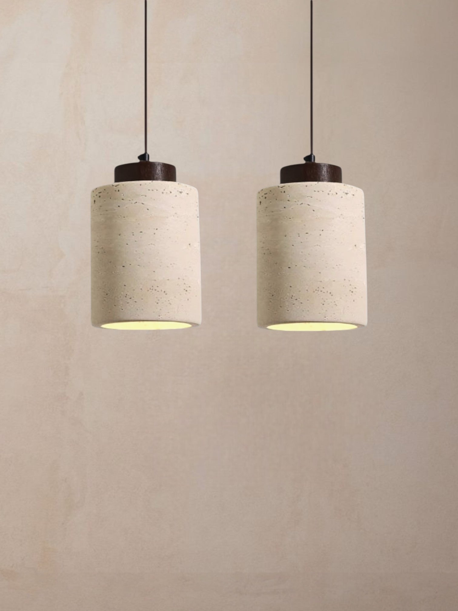 Mirella - Travertine hanglamp set
