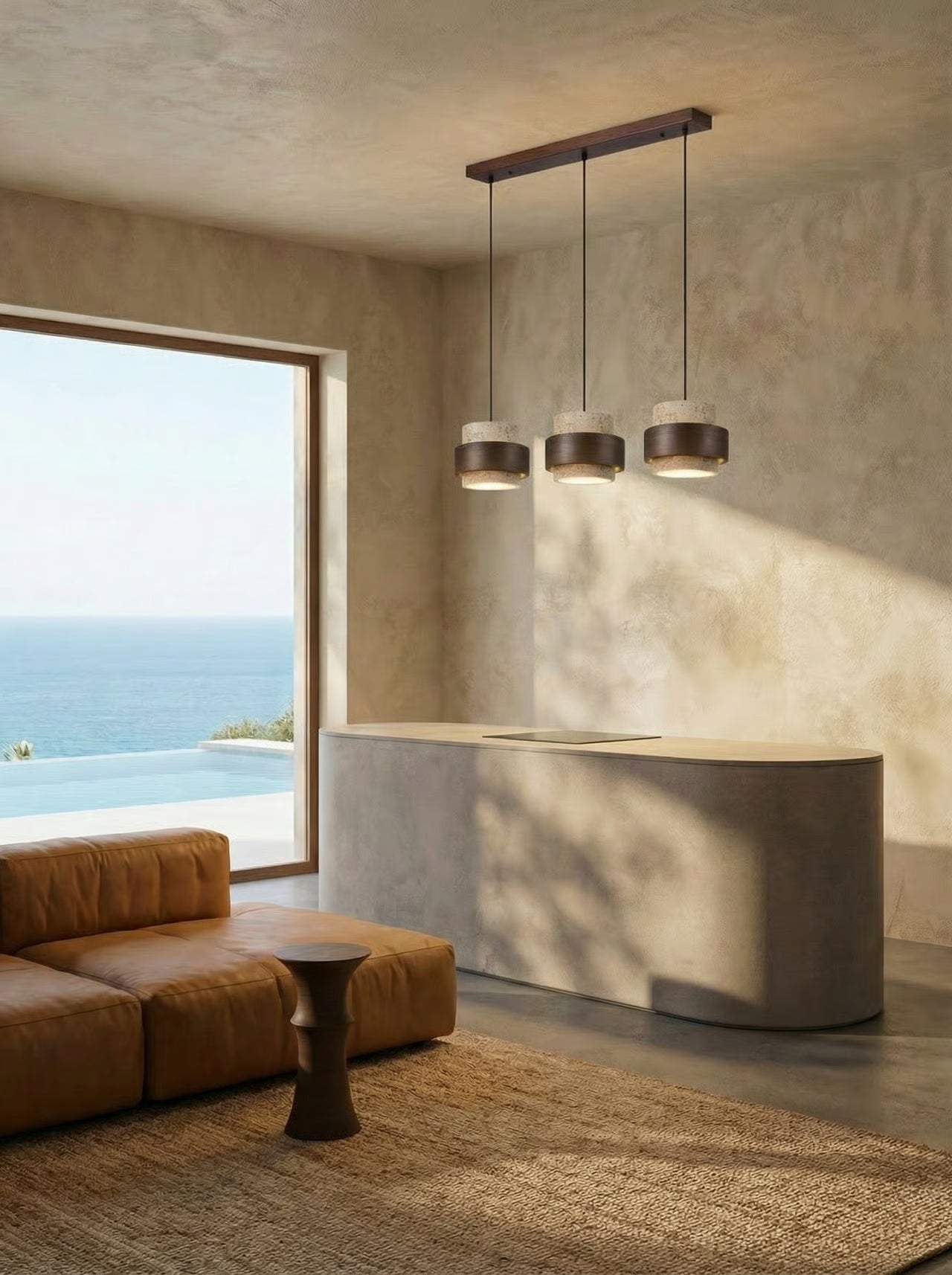 Vieve | Travertine Hanglamp 3 set
