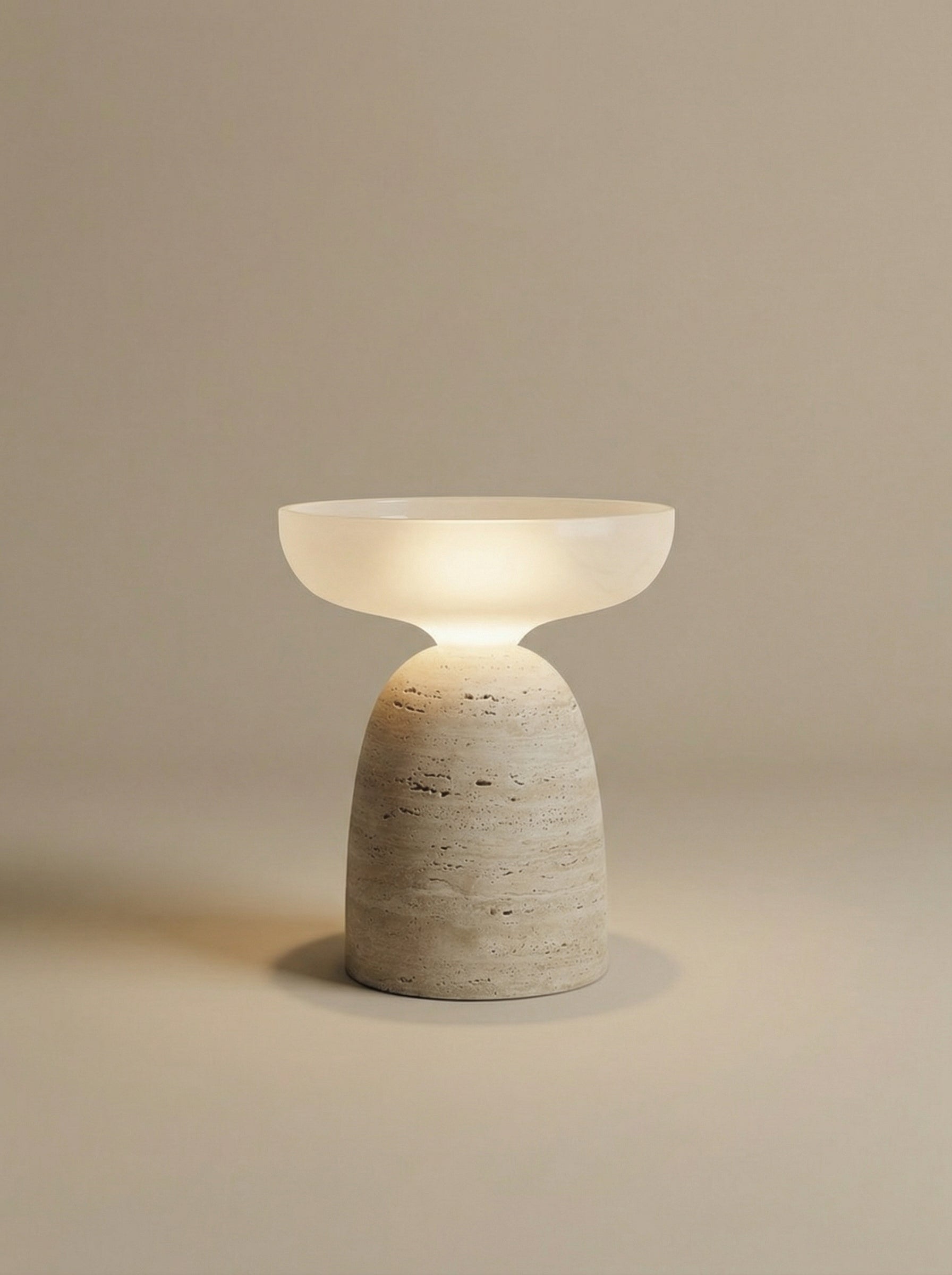 Mooz | Travertine tafellamp