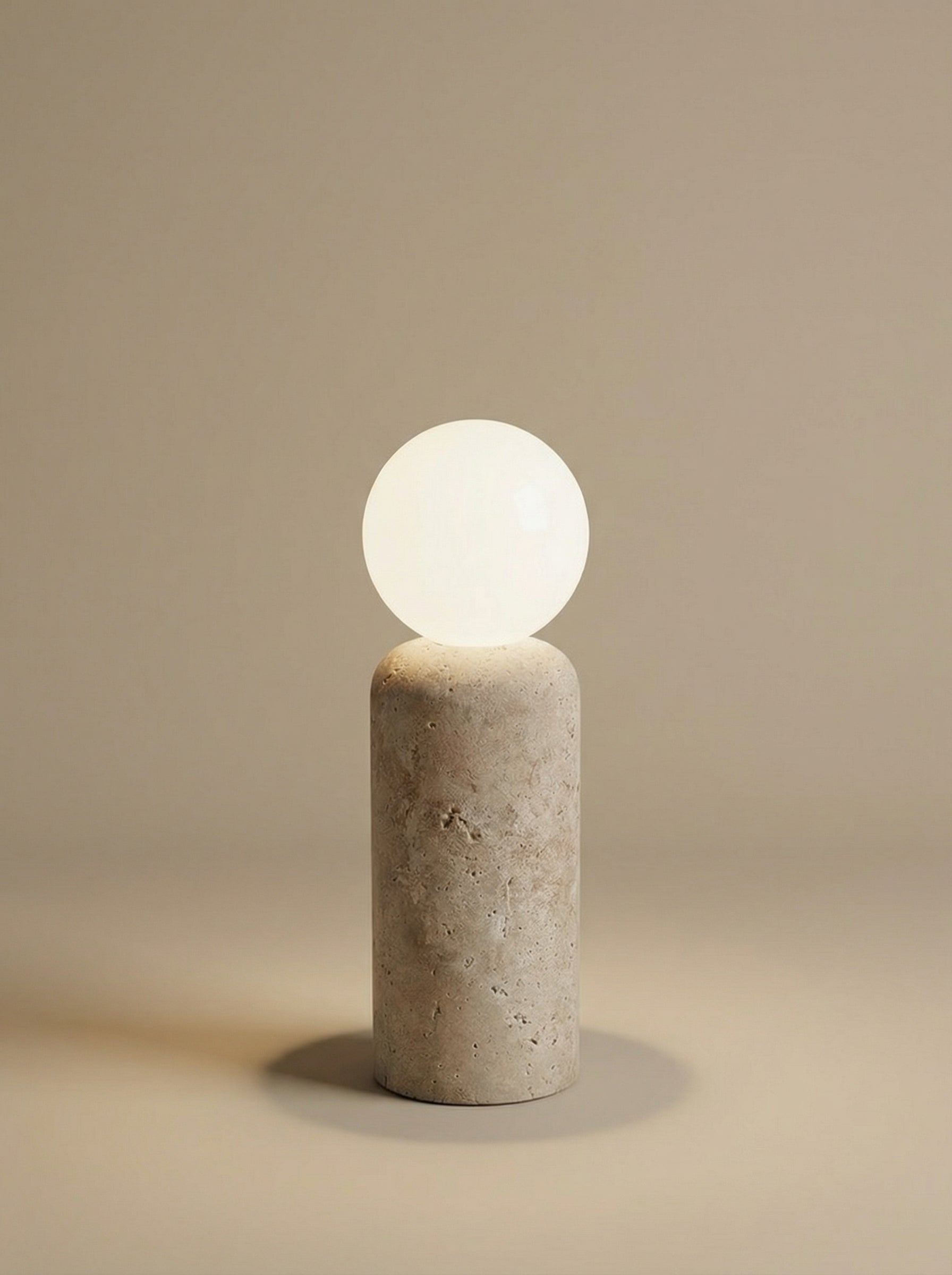 Matsuya | Tischlampe aus Travertin