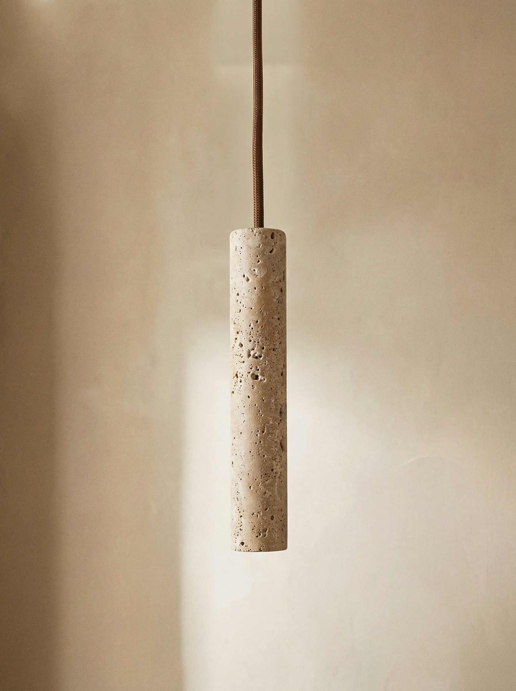 Muzai | Pendelleuchte aus Travertin