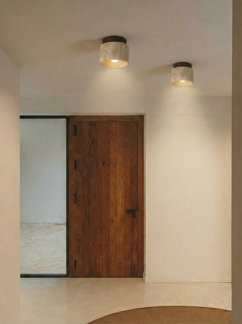 Mito | Deckenlampe aus Travertin