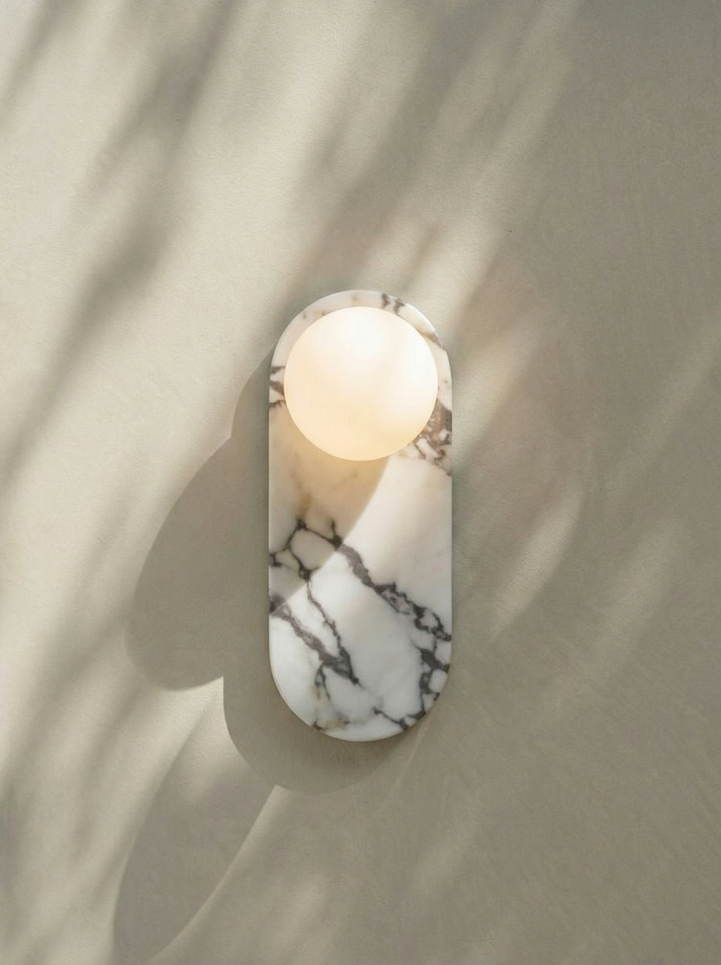 Gine | Marmeren wandlamp